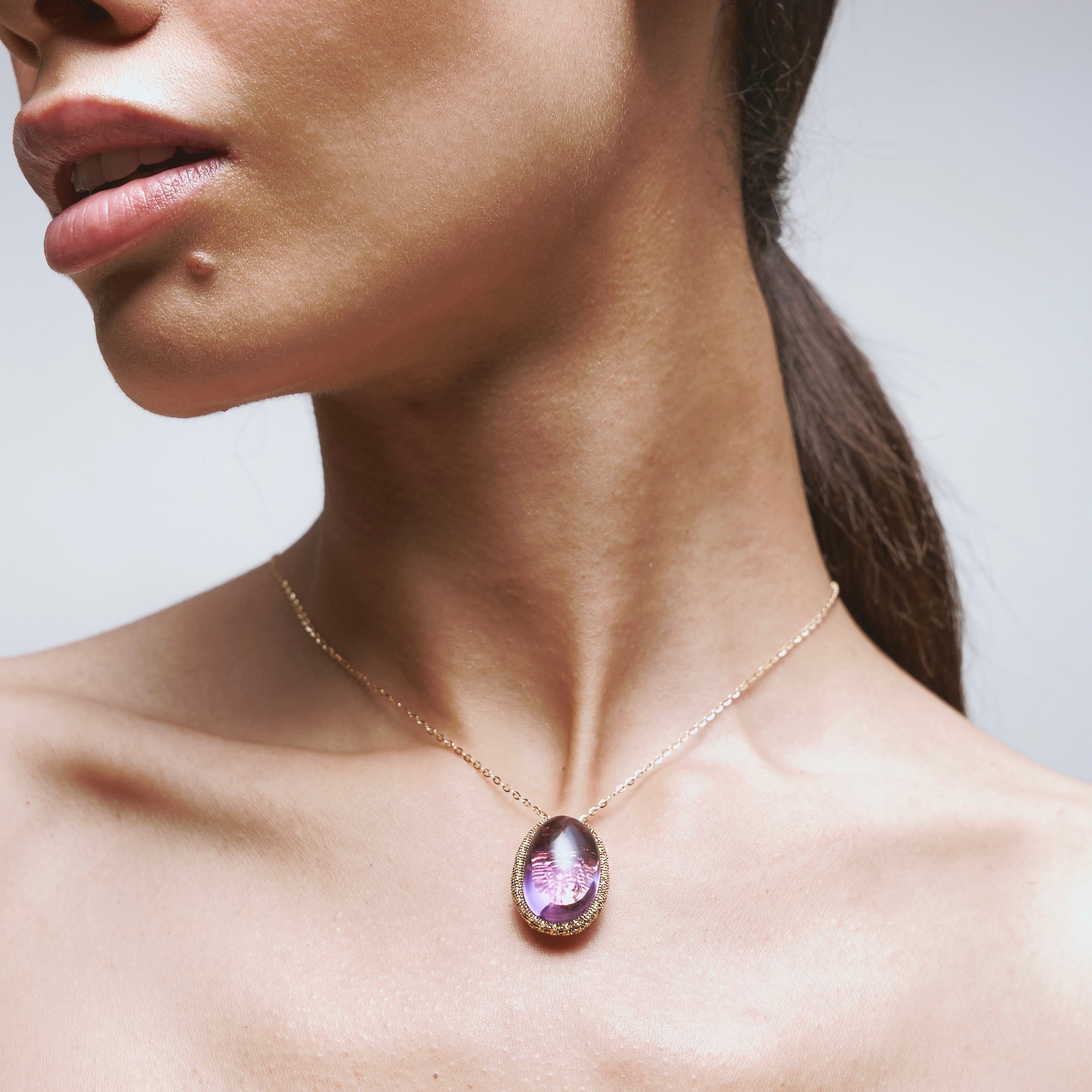 ZUHRA AMETHYST NECKLACE