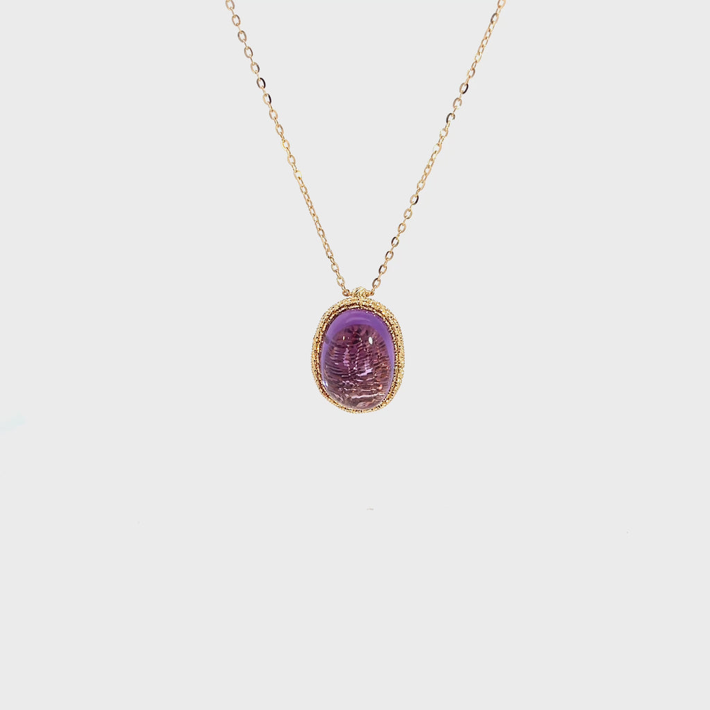 ZUHRA AMETHYST NECKLACE